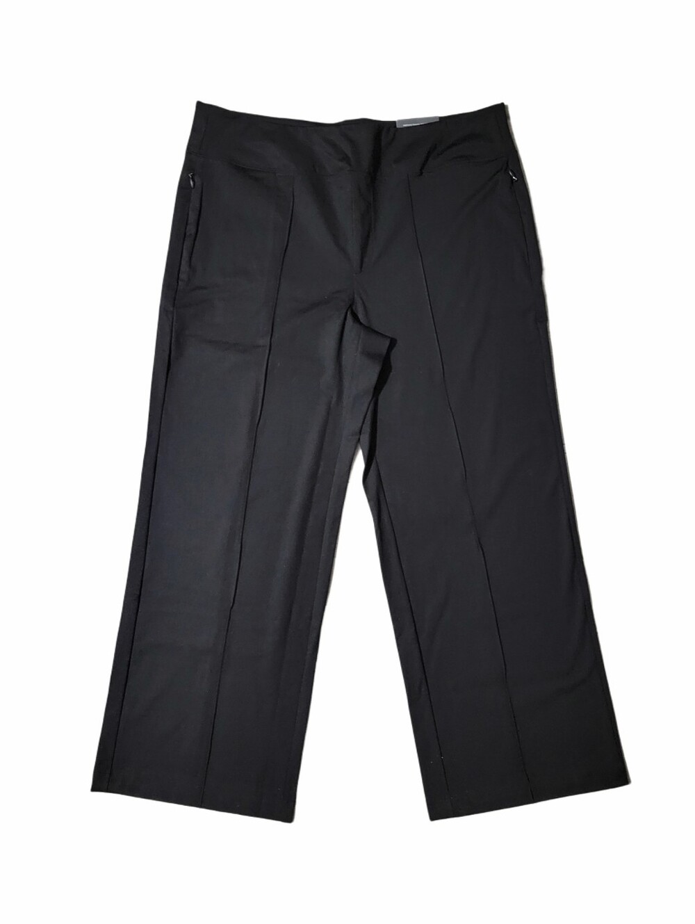Chico's Zenergy Pintuck Dress Pants NWT Black Plus Size 3XL Petite
